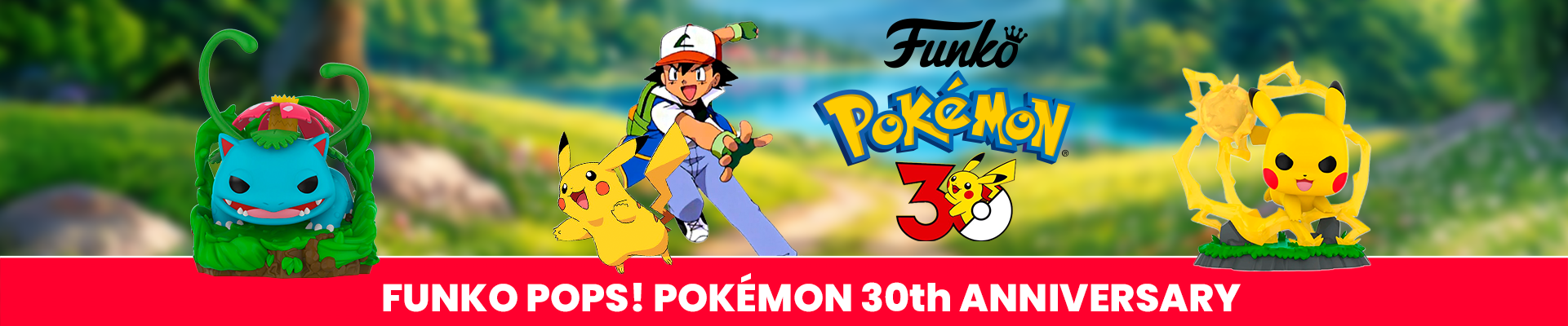 Celebrate 30 years of Pokémon adventures